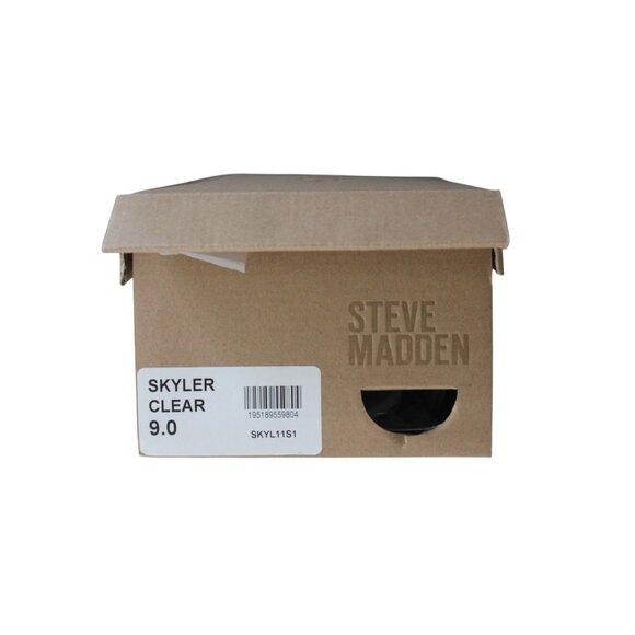 Steve Madden Skyler Clear Sandals  SKYL11S1 Bling Studded Strappy Size 9M New - Picture 6 of 15